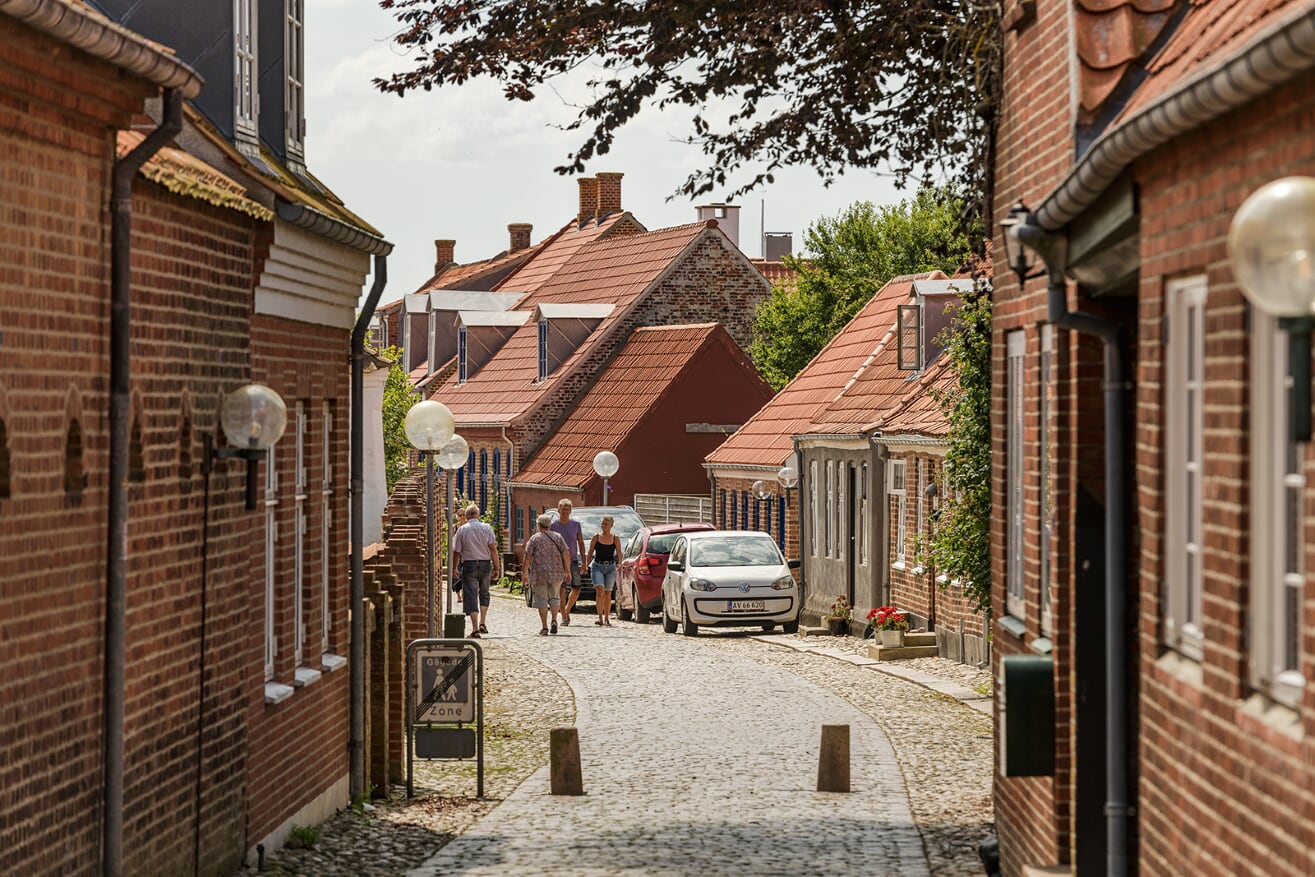 De hyggelige gader i Ringkøbing 