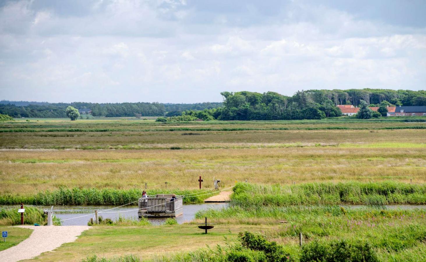 Trækfærge i Skjern
