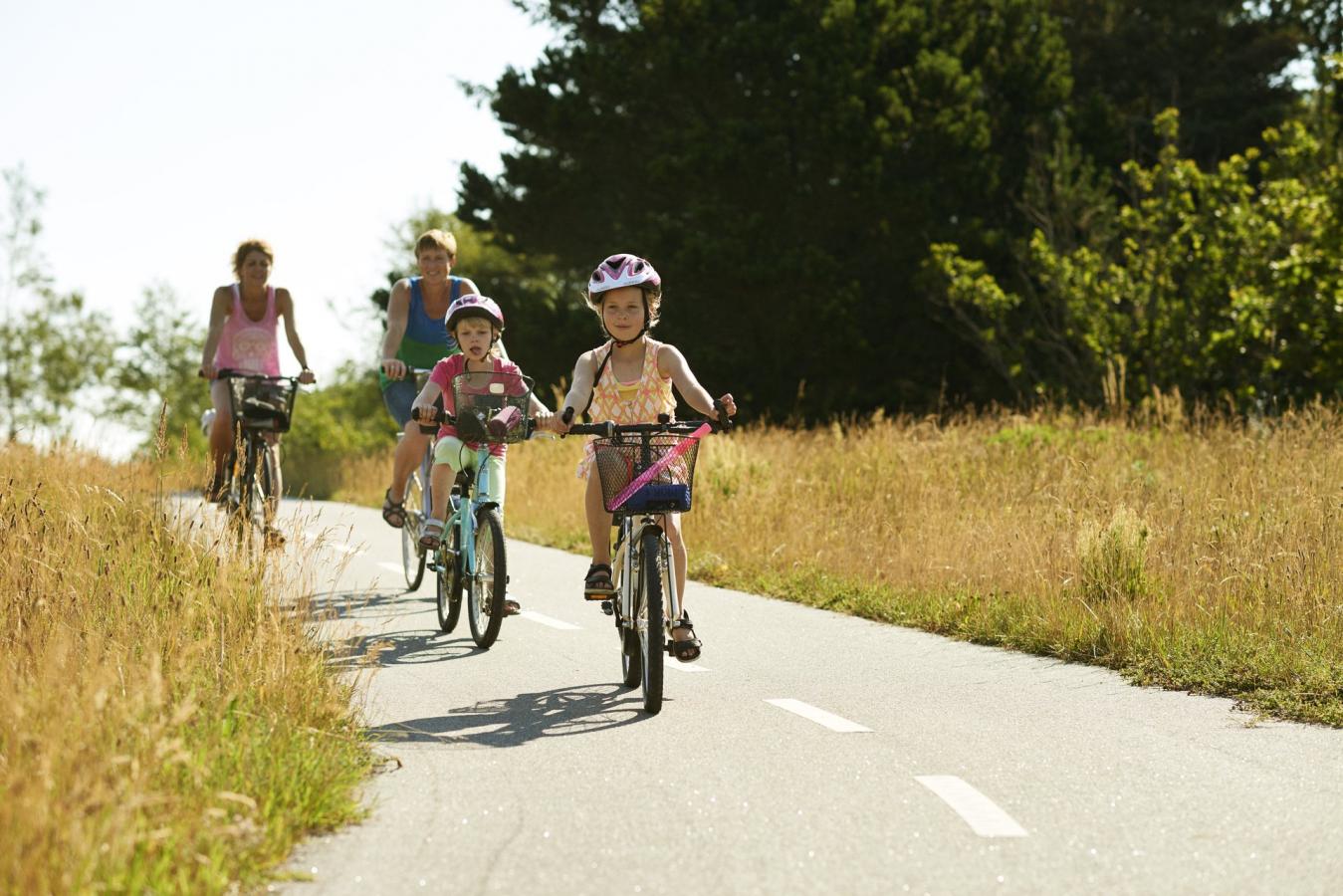 Cykeltur med familien
