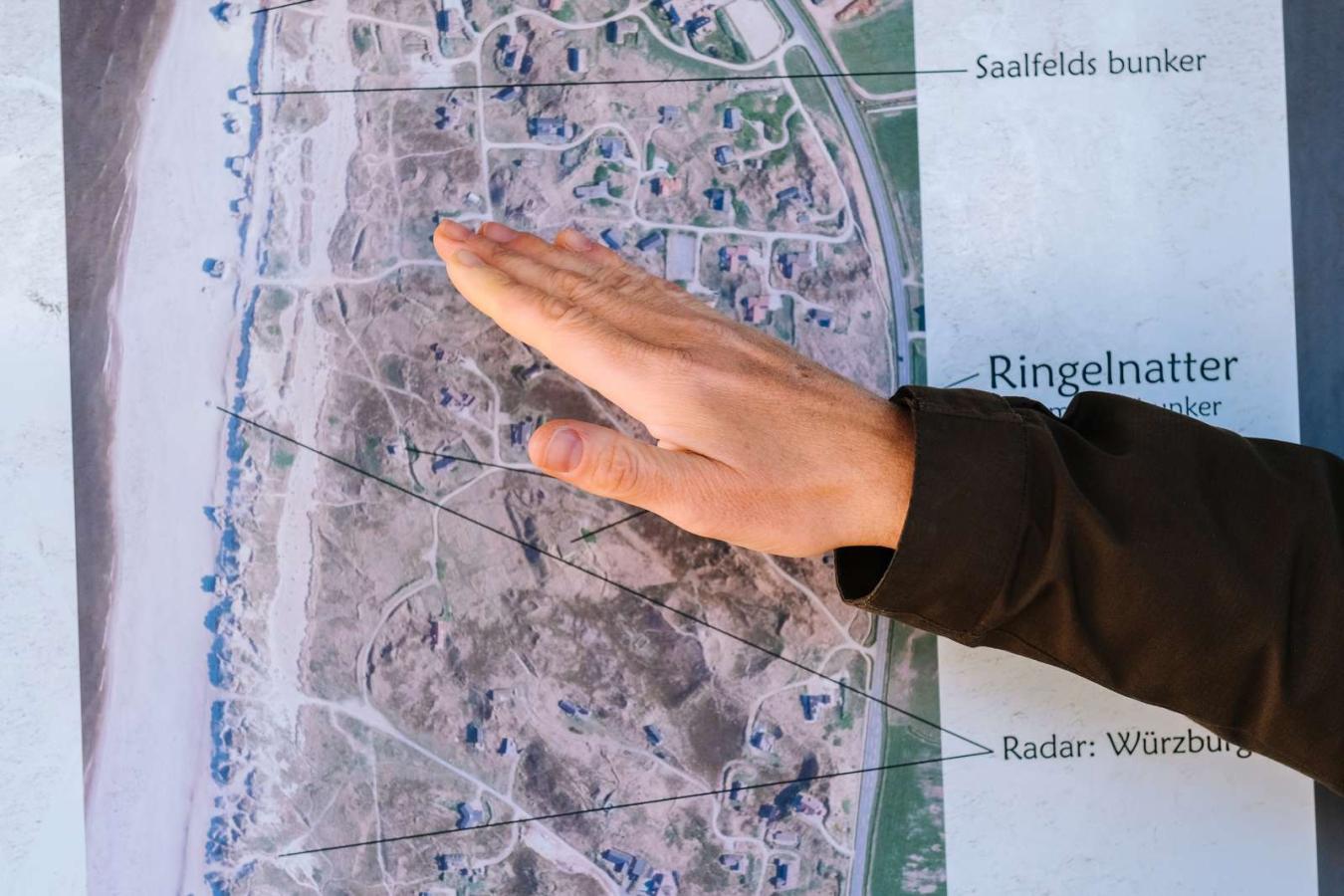 Bunkernes Placering - Houvig Fæstningen