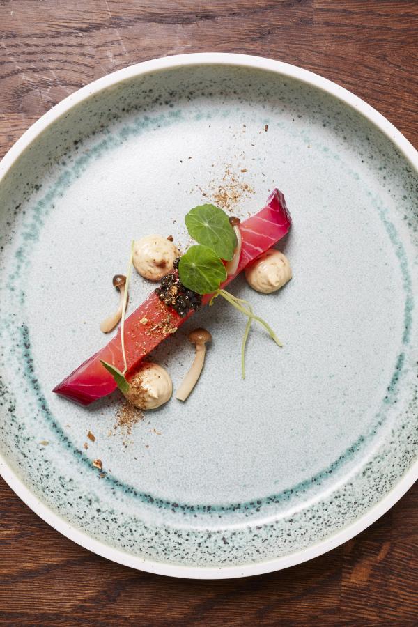 Laks på tallerken, gastronomi