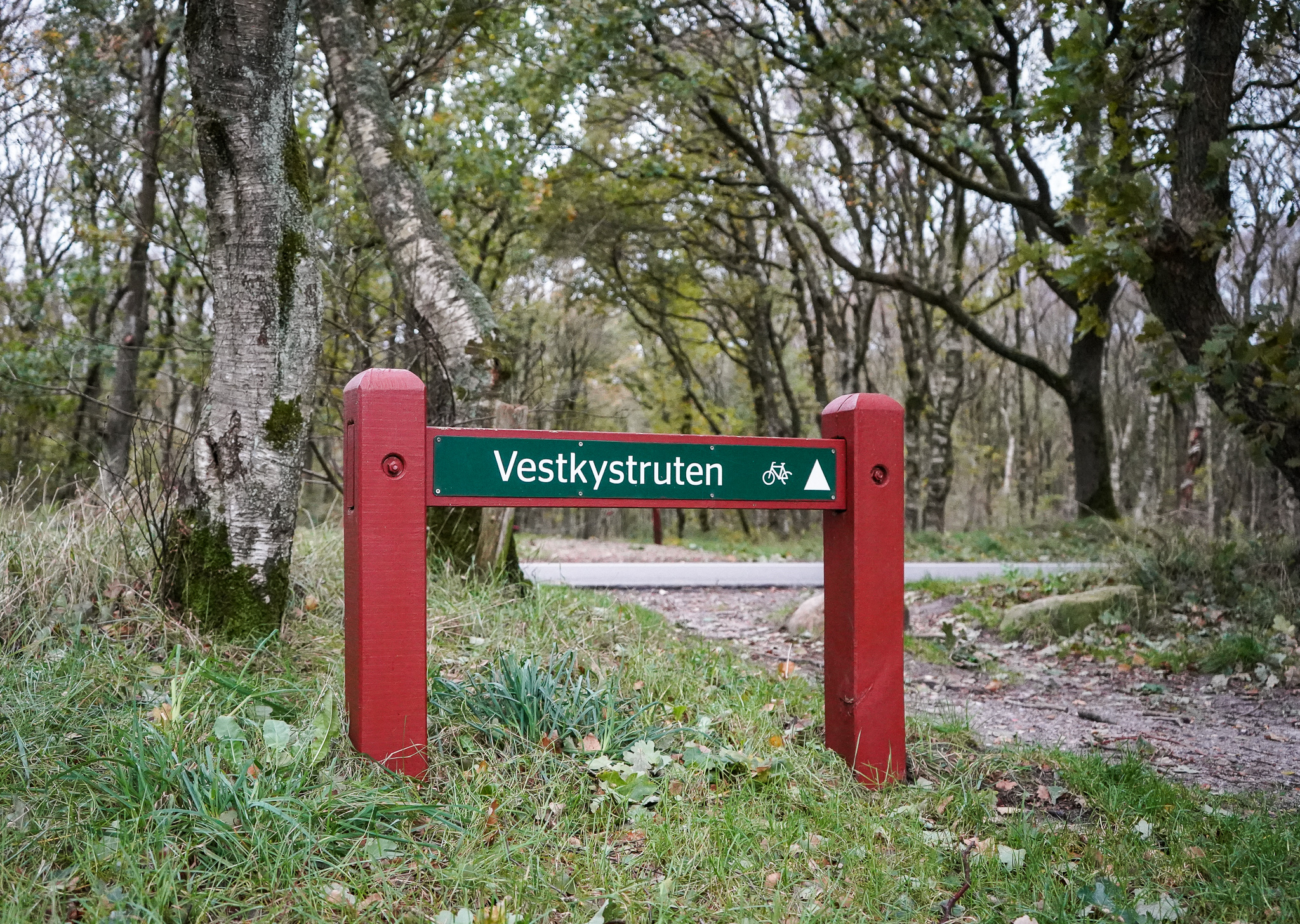 Skilt af vestkystruten