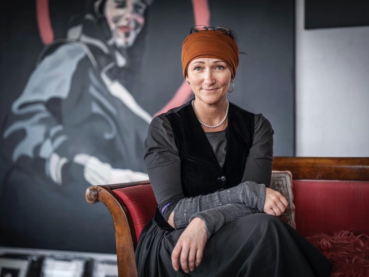 Agnete Brinch - kunstner - Blåvand foto