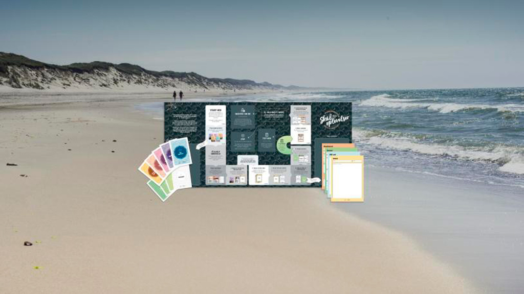 Skab oplevelser spil illustration