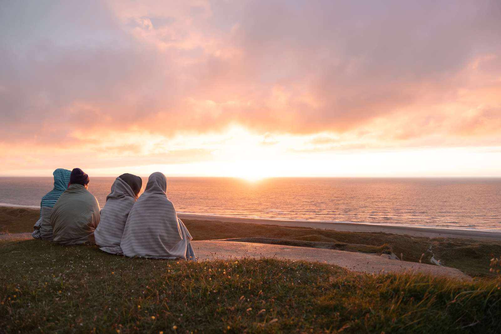 Solnedgang ved vestkysten