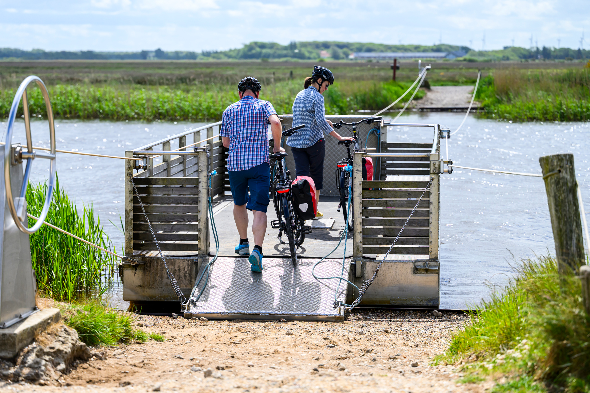 Trækfærge Skjern Enge Cykler